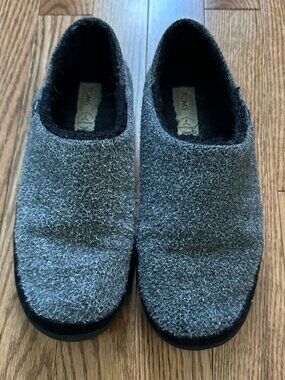 TOMS Wool Slip-On Slippers - Heather Grey